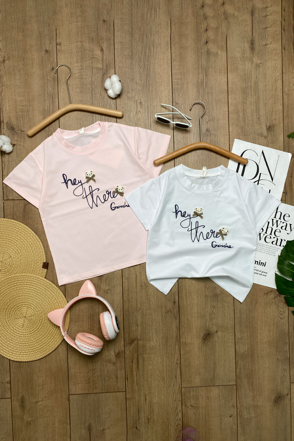 Футболка для девочек 2ОЧ детская одежда оптом Томико