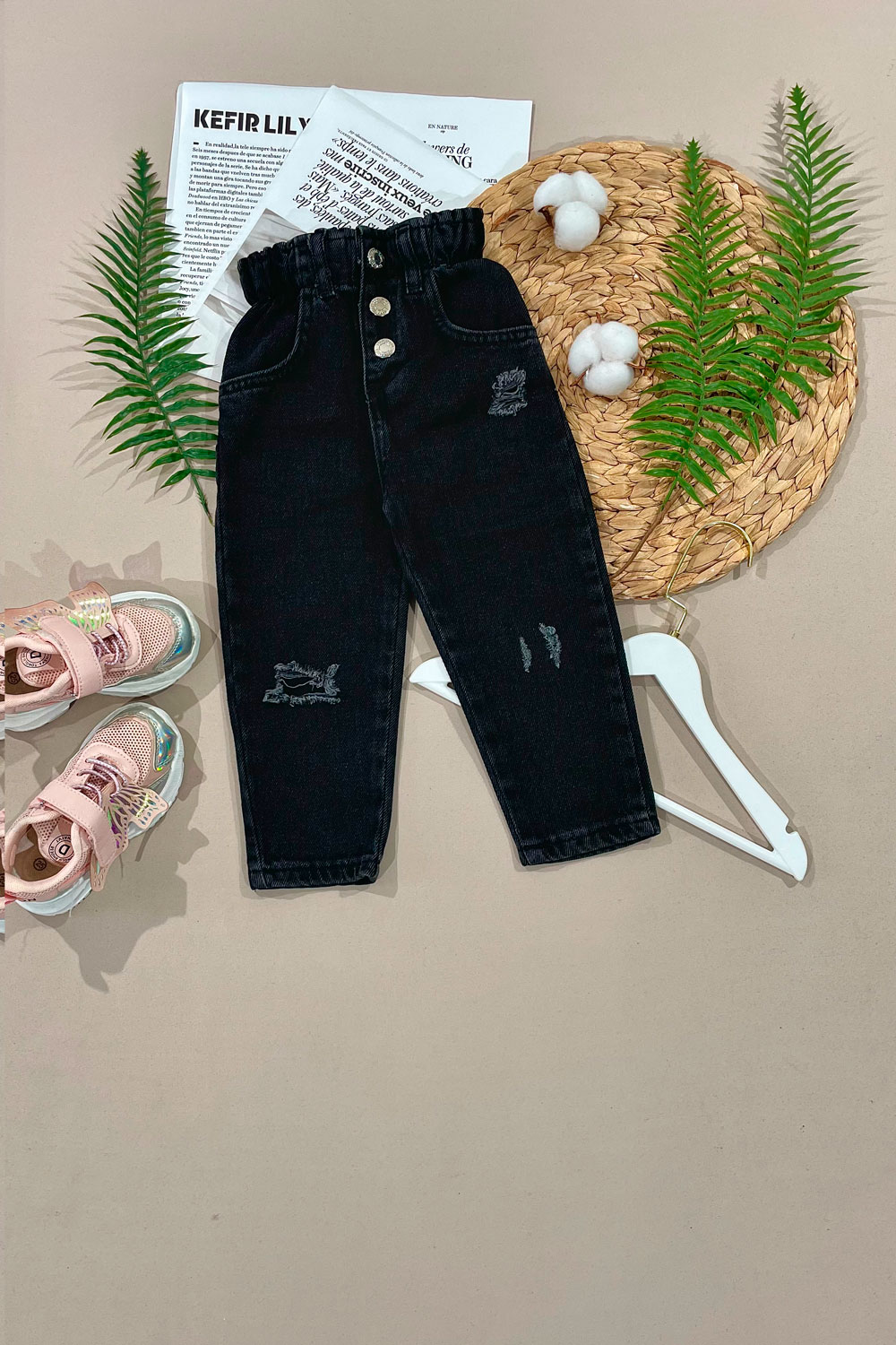 Джинсы для девочек детская одежда оптом Томико