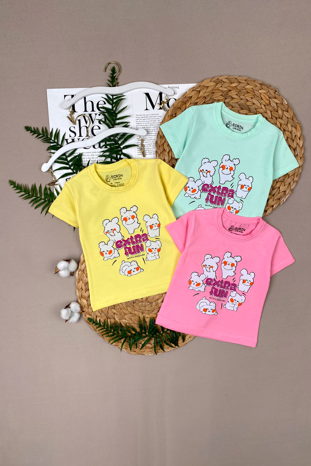 Футболка для девочек детская одежда оптом Томико