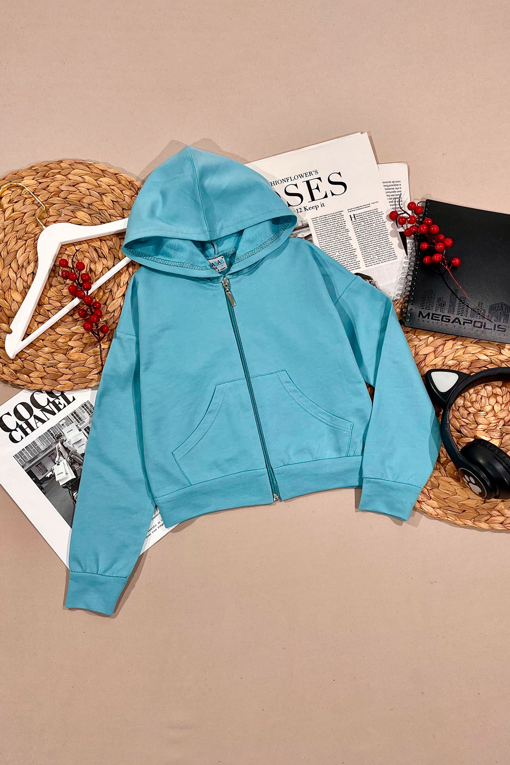 Фуфайка для девочек детская одежда оптом Томико