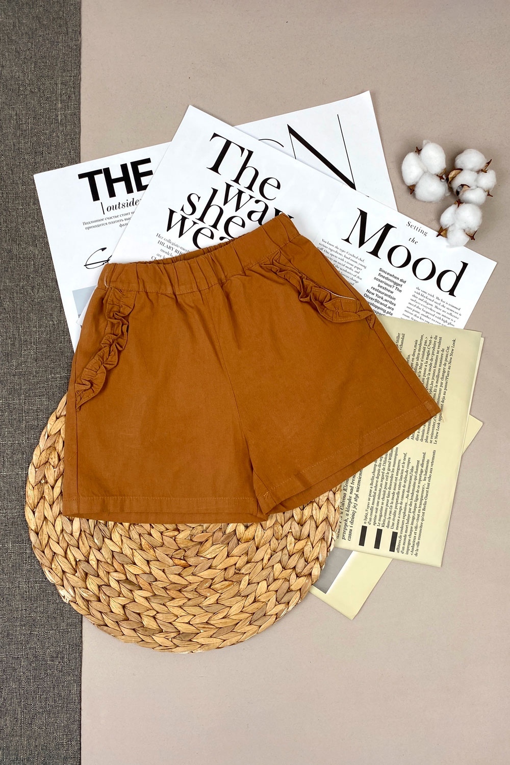 Шорты для девочек детская одежда оптом Томико