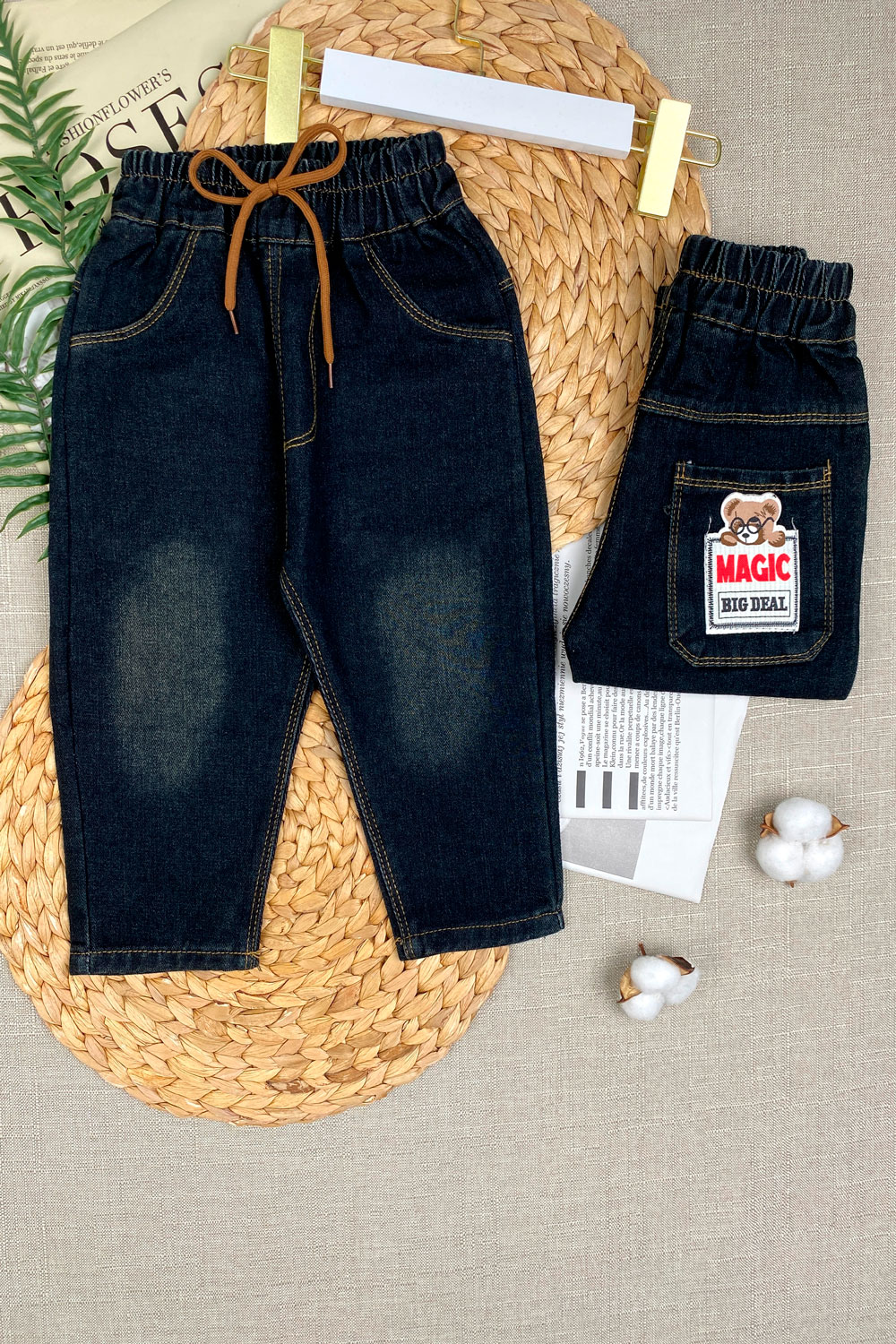 Джинсы для мальчиков детская одежда оптом Томико