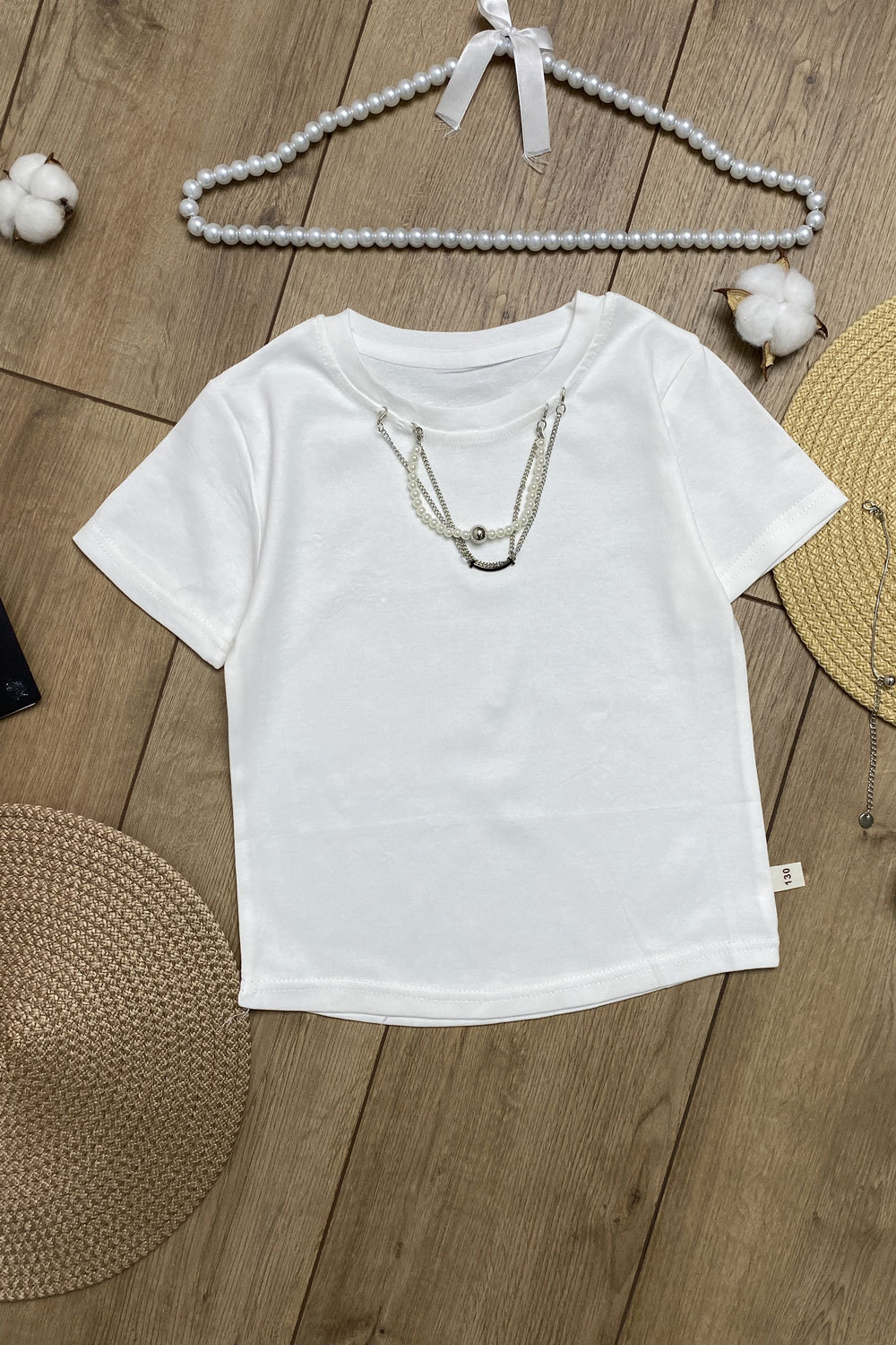 Футболка для девочек к.р детская одежда оптом Томико