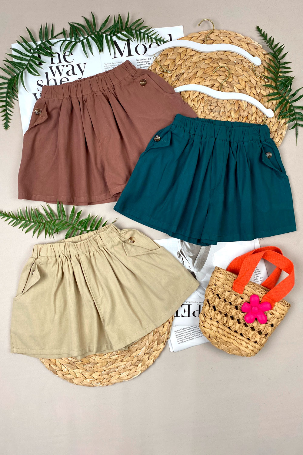 Шорты для девочек детская одежда оптом Томико