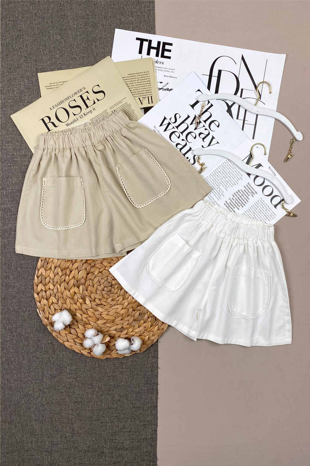 Шорты для девочек детская одежда оптом Томико