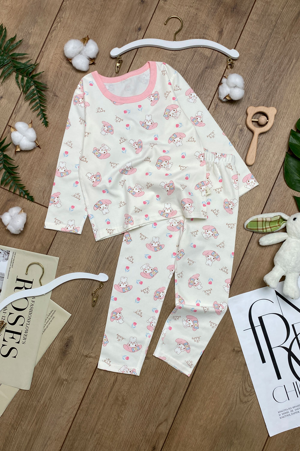 Пижама для девочек д.р. детская одежда оптом Томико