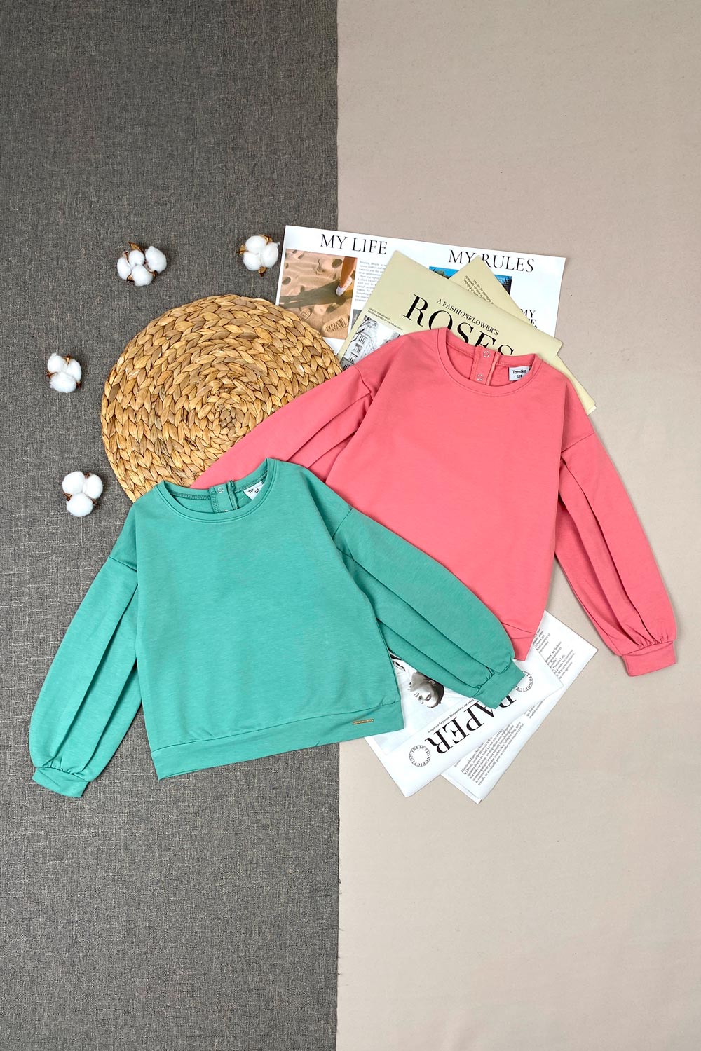 Свитшот для девочек детская одежда оптом Томико