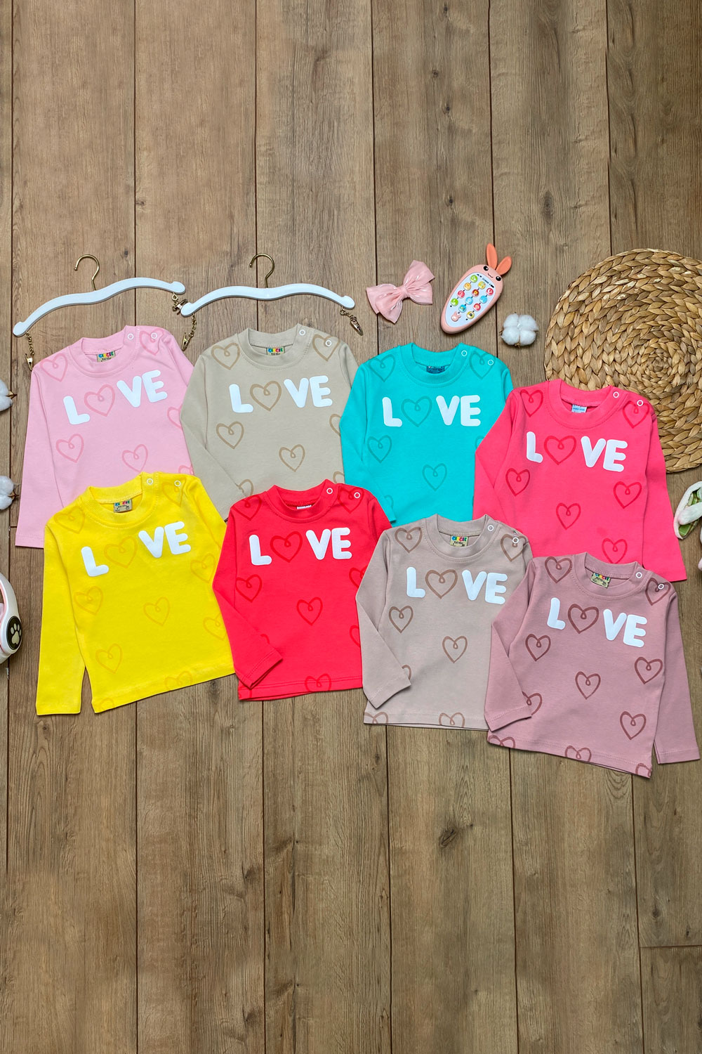 Лонгслив для девочек детская одежда оптом Томико