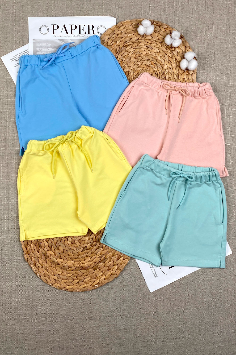 Шорты для девочек детская одежда оптом Томико