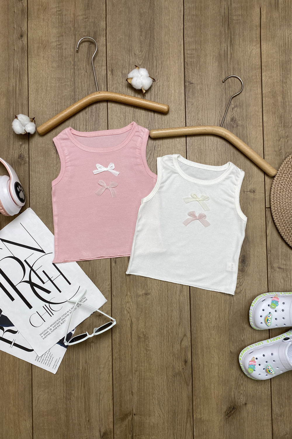 Майка для девочек детская одежда оптом Томико