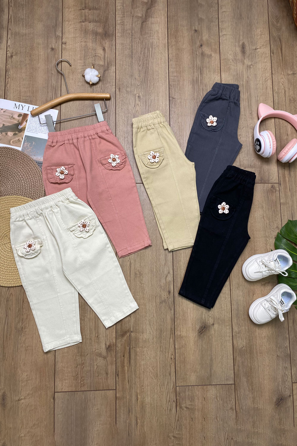 Брюки для девочек 1ОЧ детская одежда оптом Томико