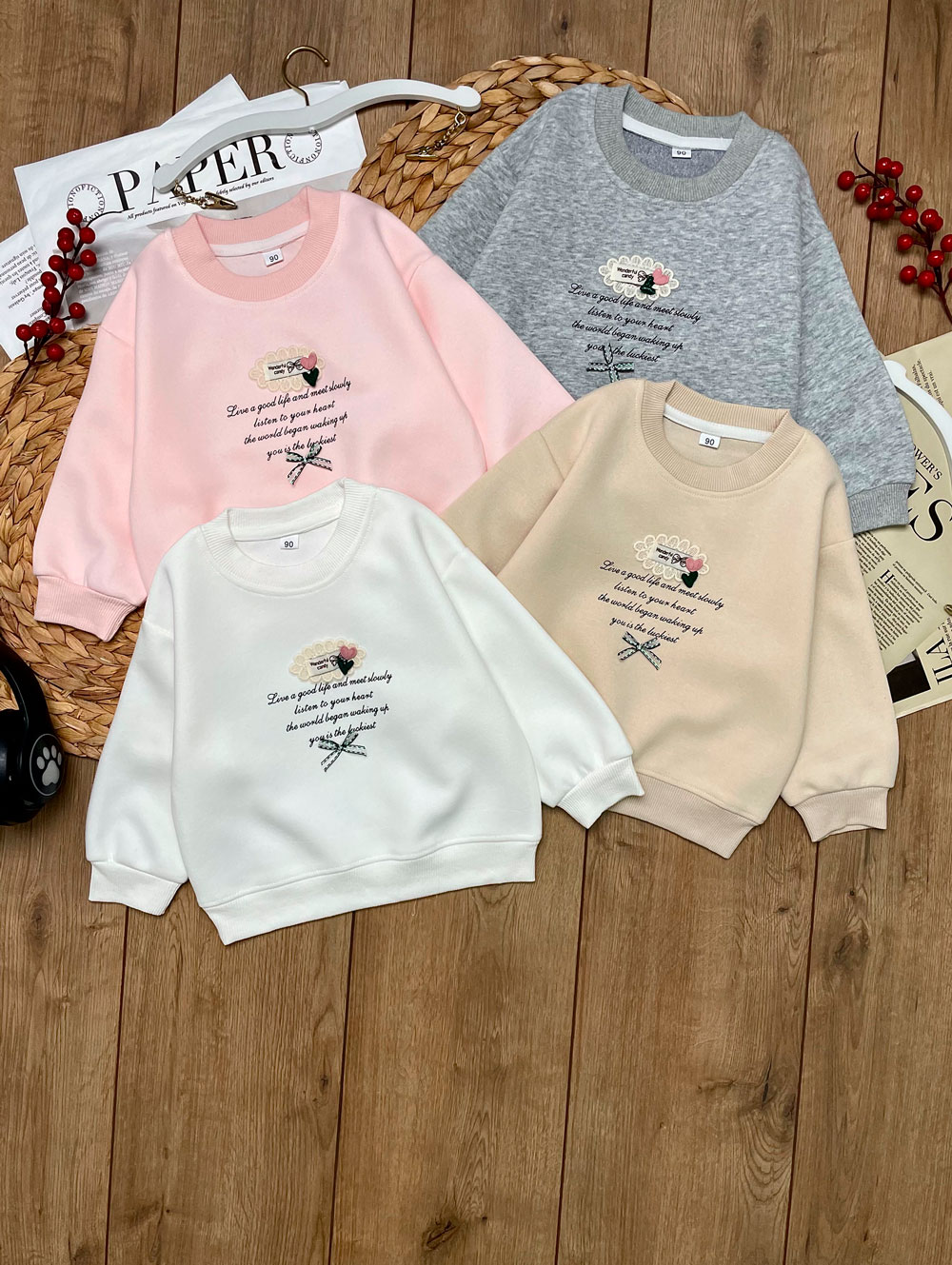 Свитшот для девочек детская одежда оптом Томико