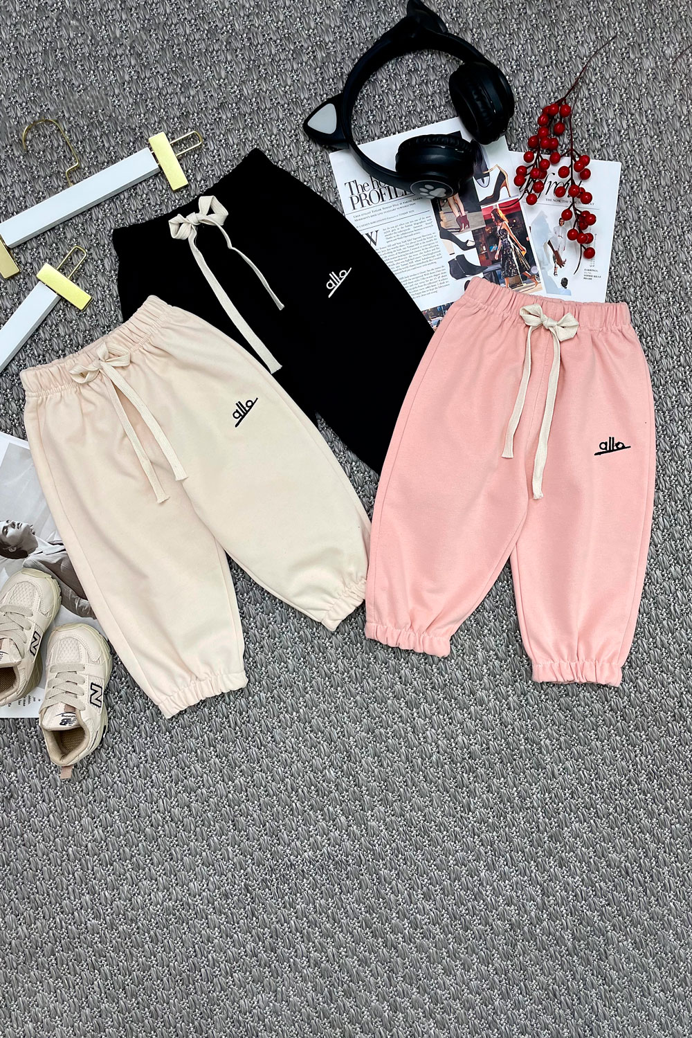 Брюки спортивные для девочек детская одежда оптом Томико