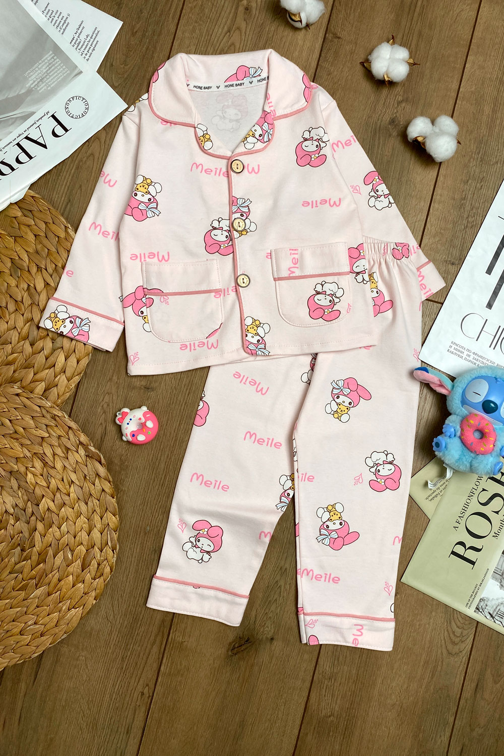 Пижама для девочек детская одежда оптом Томико