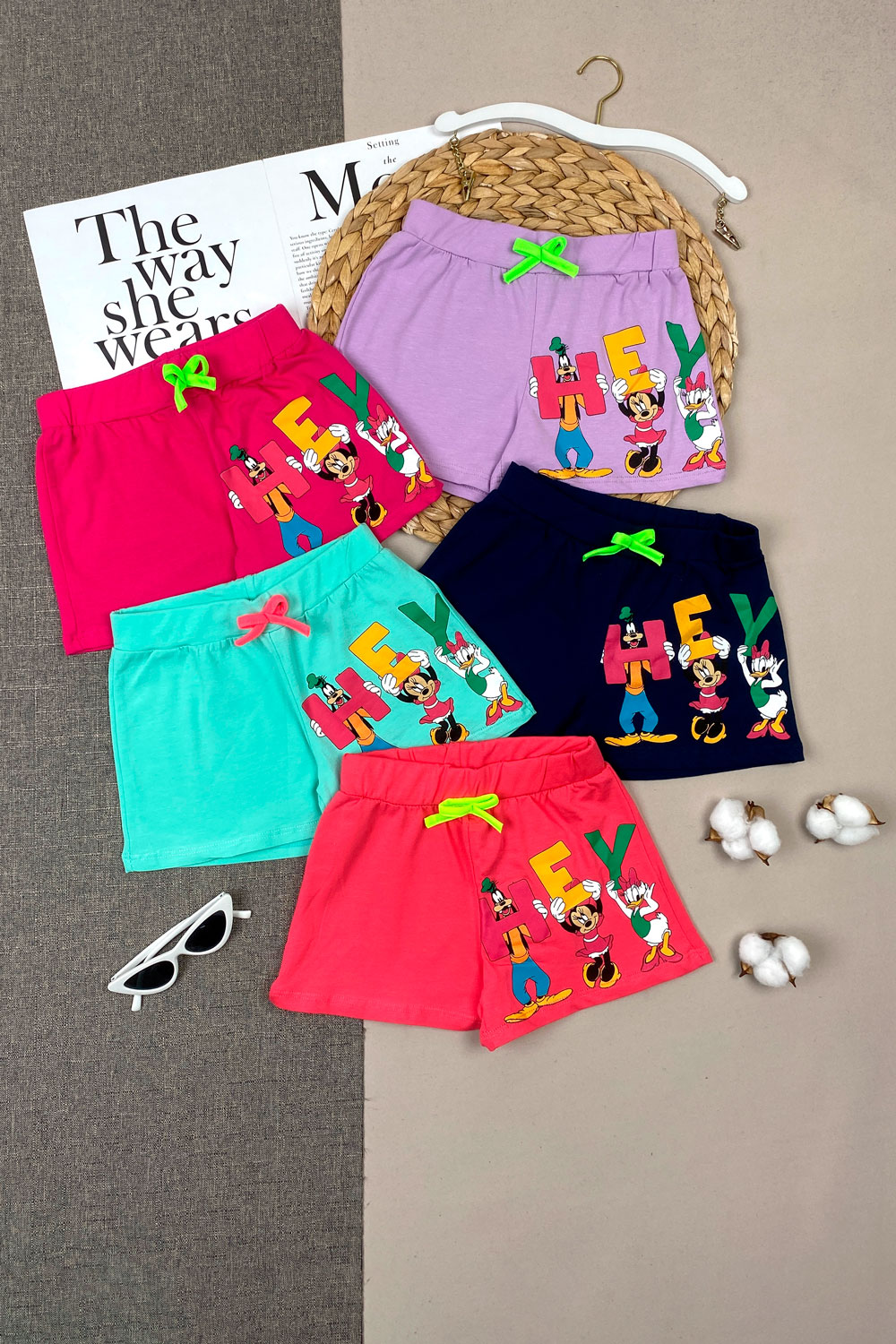 Шорты для девочек детская одежда оптом Томико