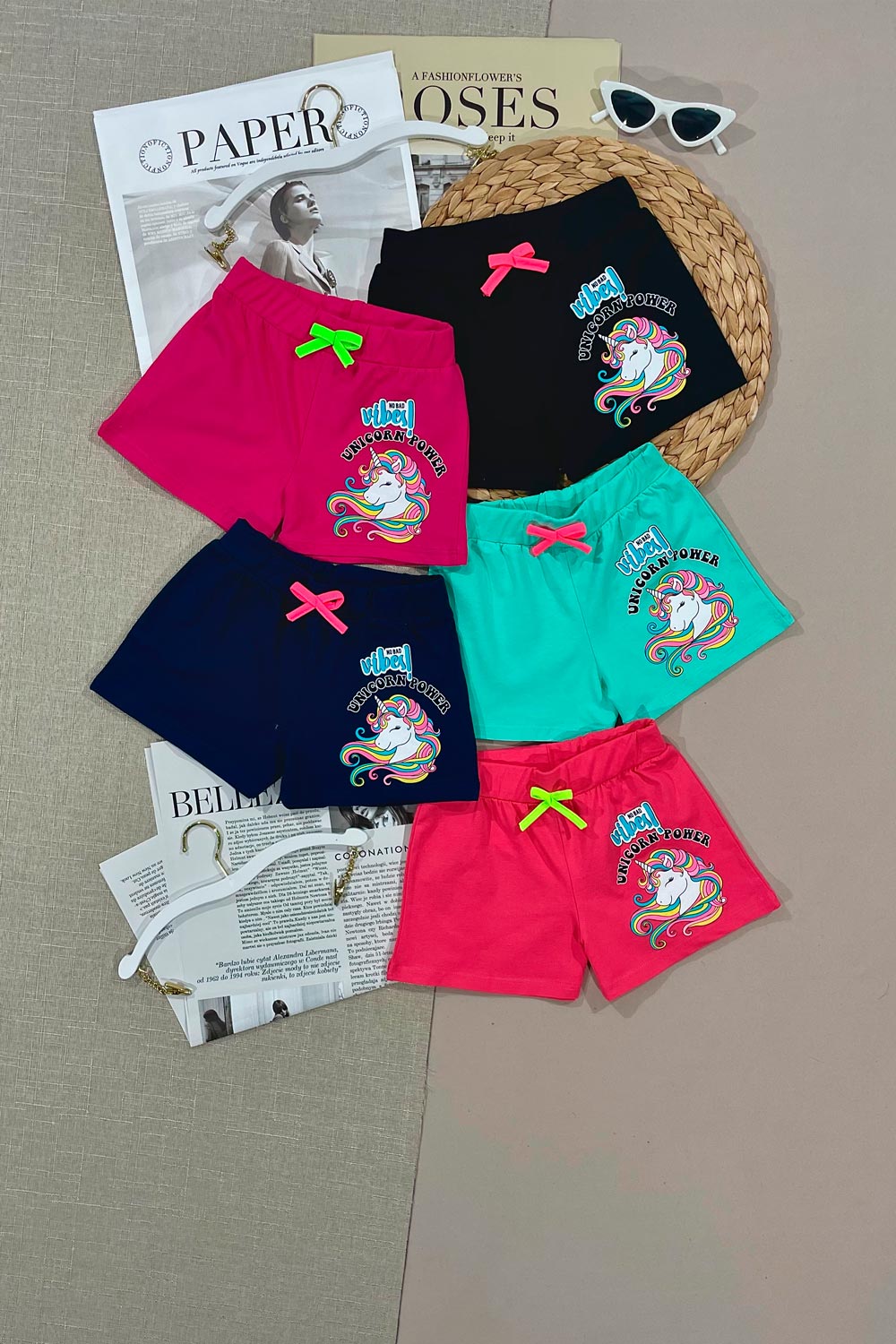 Шорты для девочек детская одежда оптом Томико