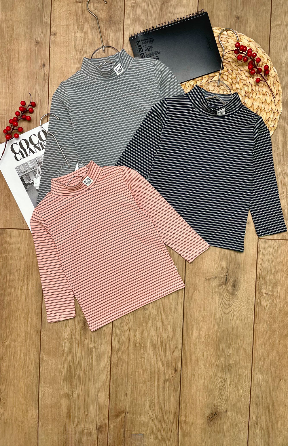 Водолазка для девочек детская одежда оптом Томико