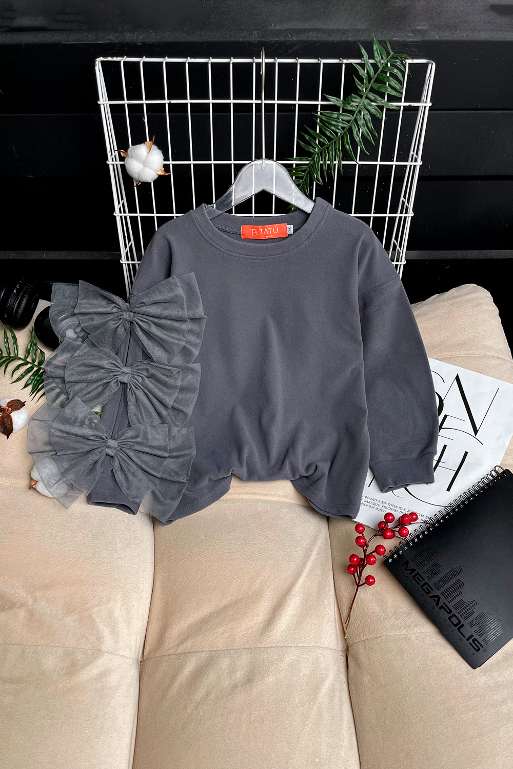 Лонгслив для девочек детская одежда оптом Томико