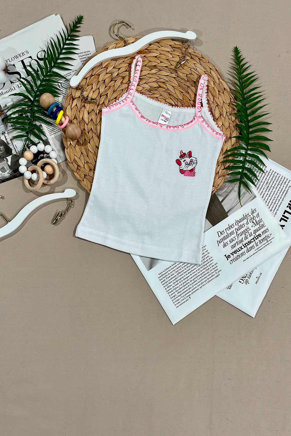 Майка для девочек детская одежда оптом Томико