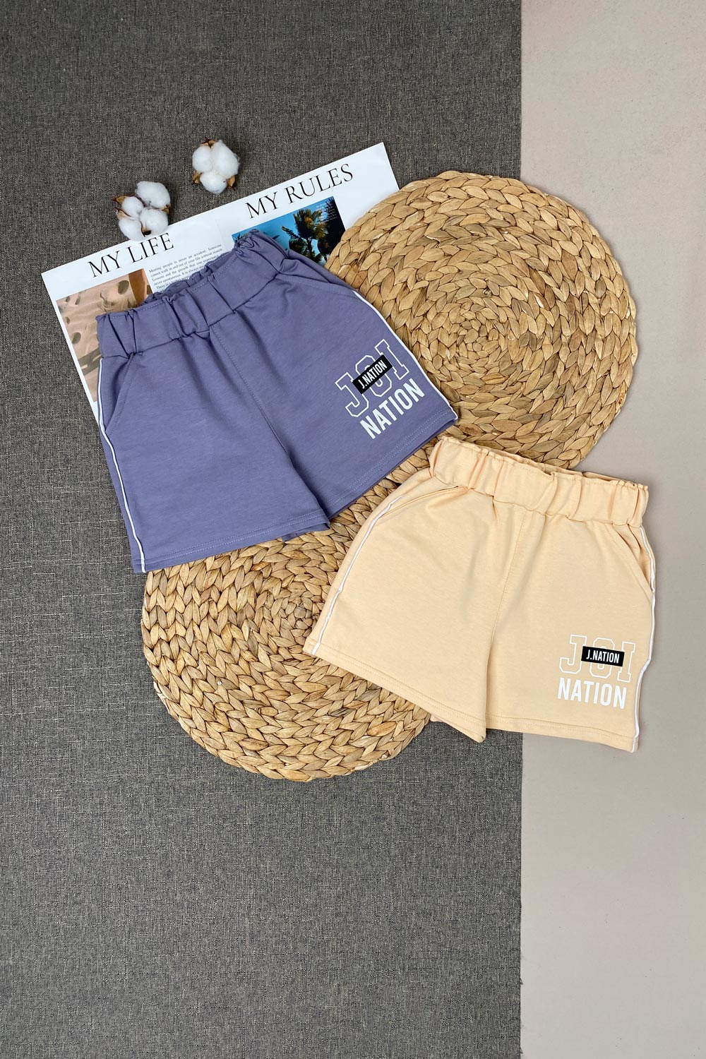 Шорты для девочек детская одежда оптом Томико