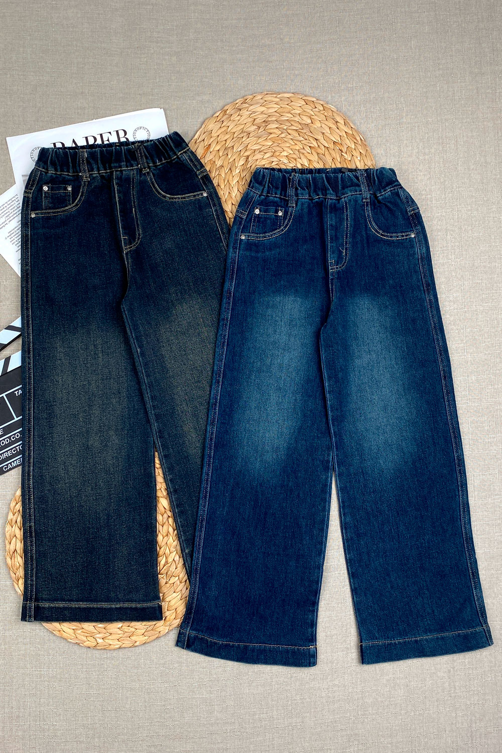 Джинсы для девочек детская одежда оптом Томико