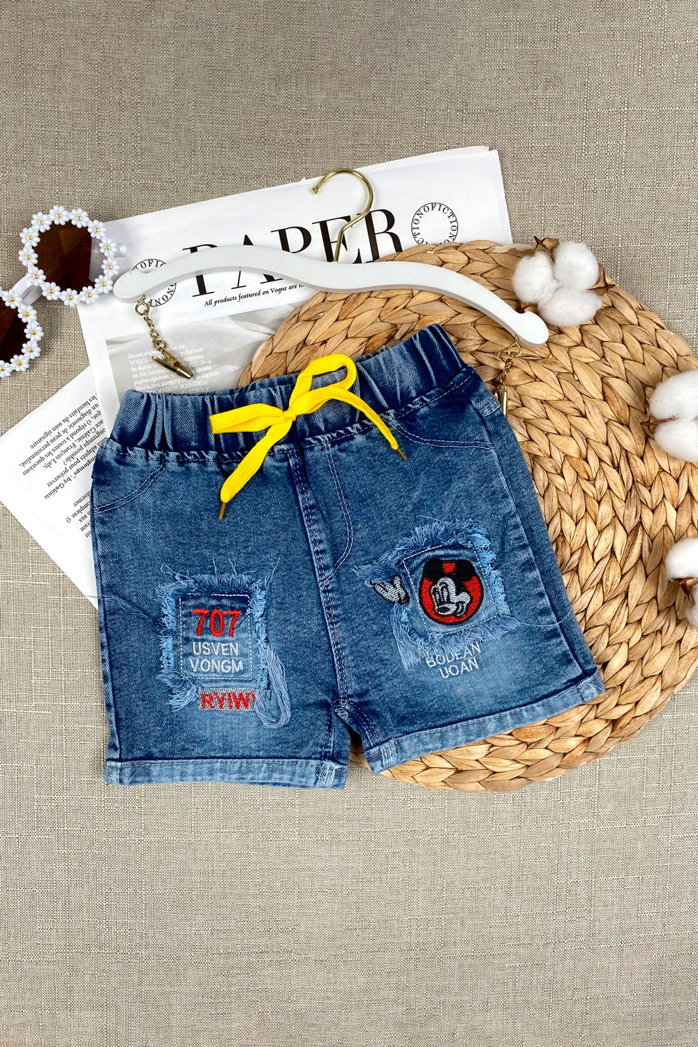 Шорты для девочек детская одежда оптом Томико