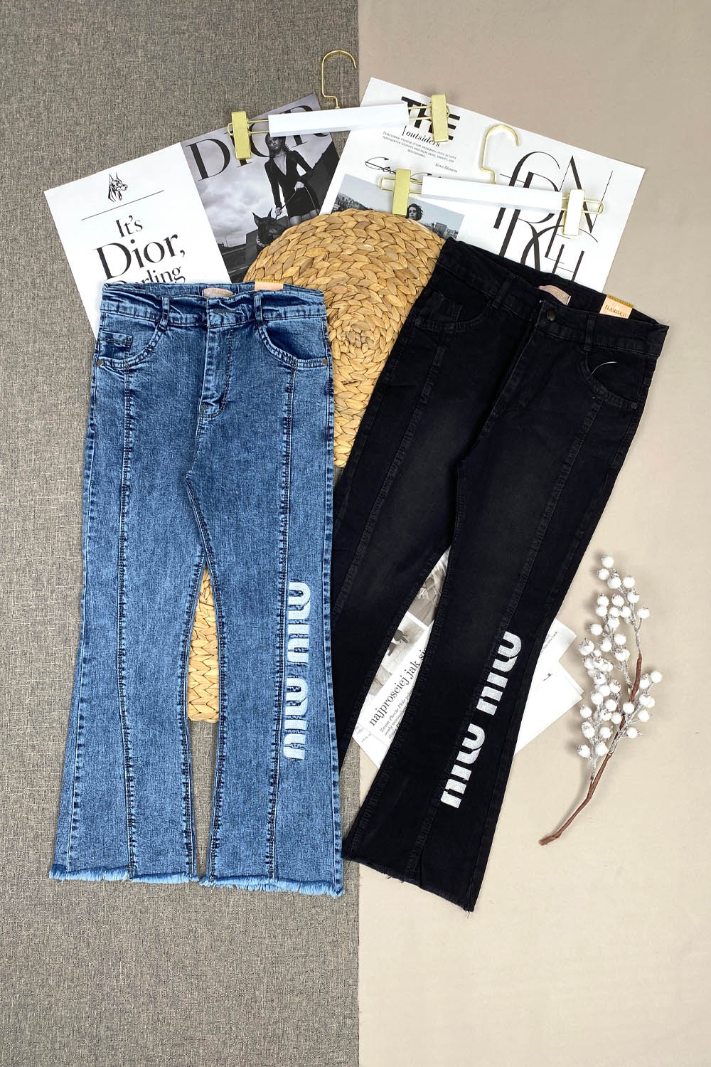 Джинсы для девочек детская одежда оптом Томико