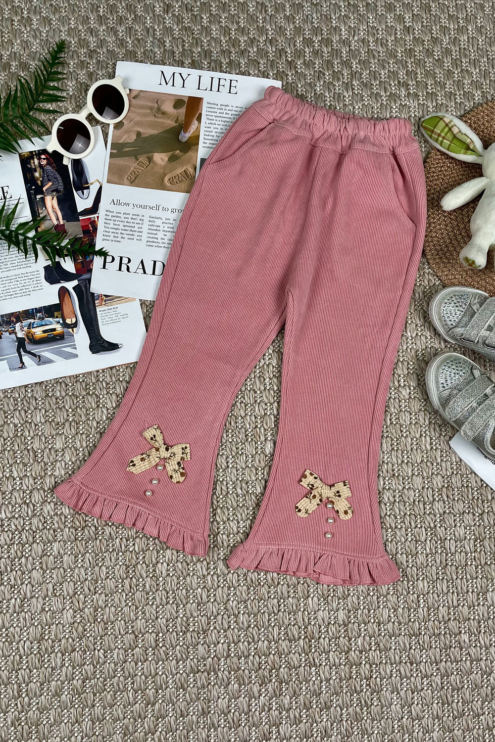 Брюки для девочек детская одежда оптом Томико