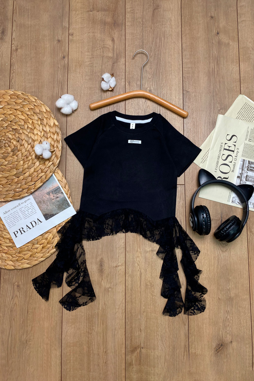 Футболка для девочек 1ОЧ детская одежда оптом Томико