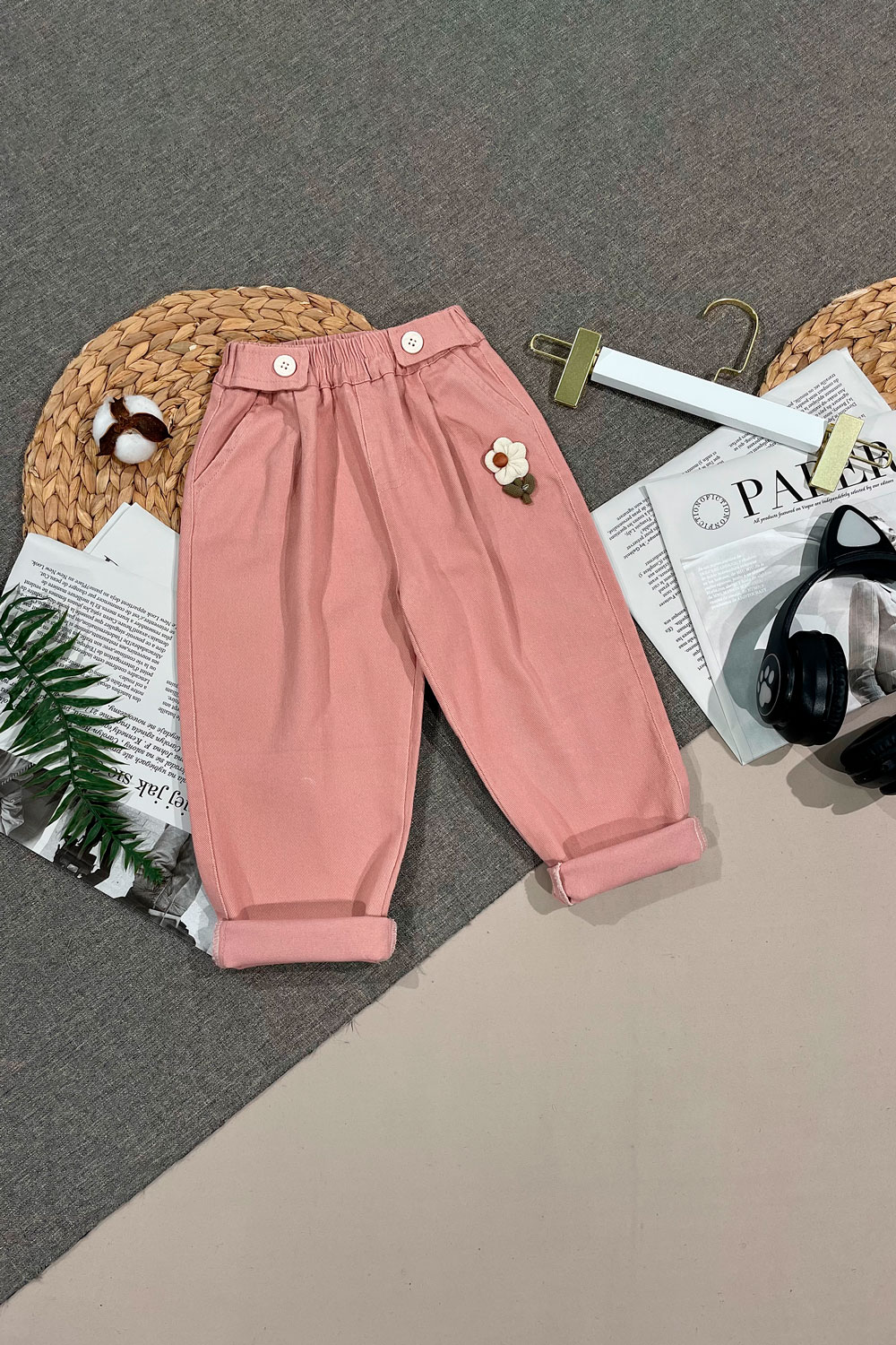 Брюки для девочек детская одежда оптом Томико