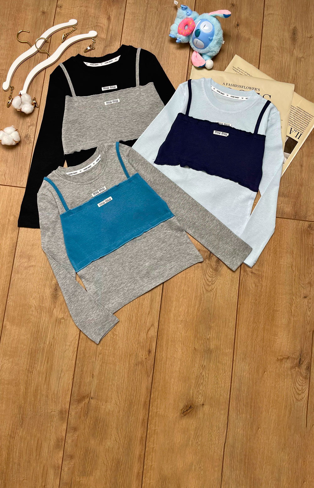 Лонгслив для девочек детская одежда оптом Томико