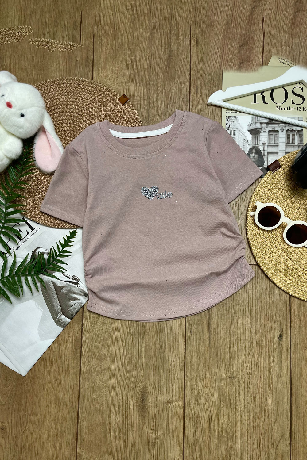 Футболка для девочек 1ОЧ детская одежда оптом Томико