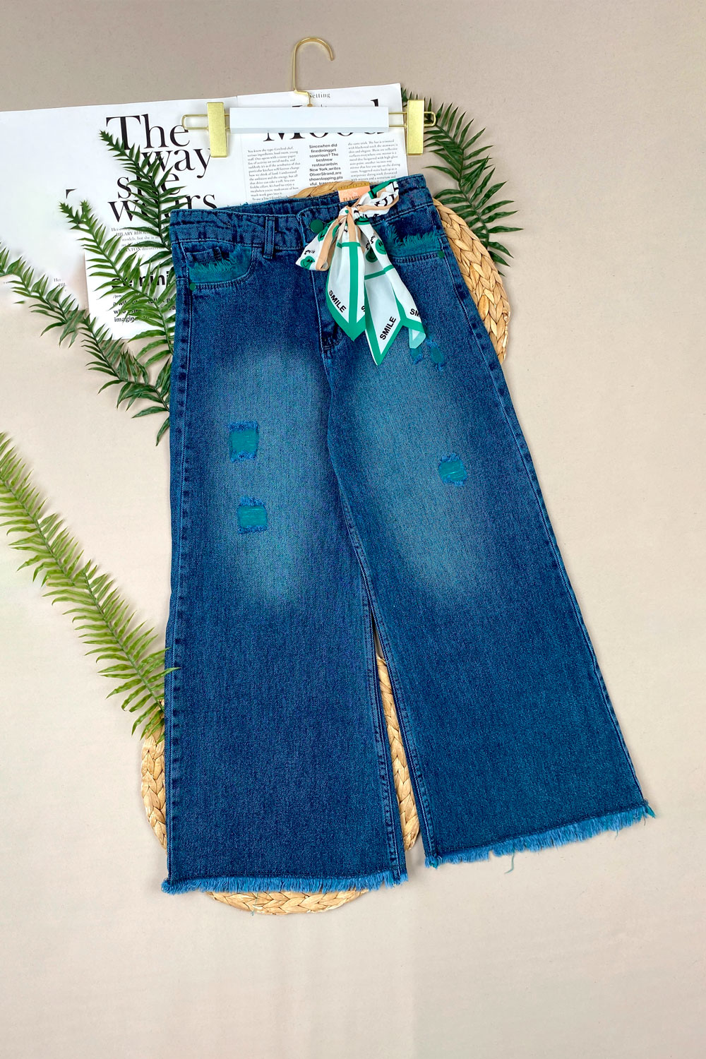 Джинсы детская одежда оптом Томико