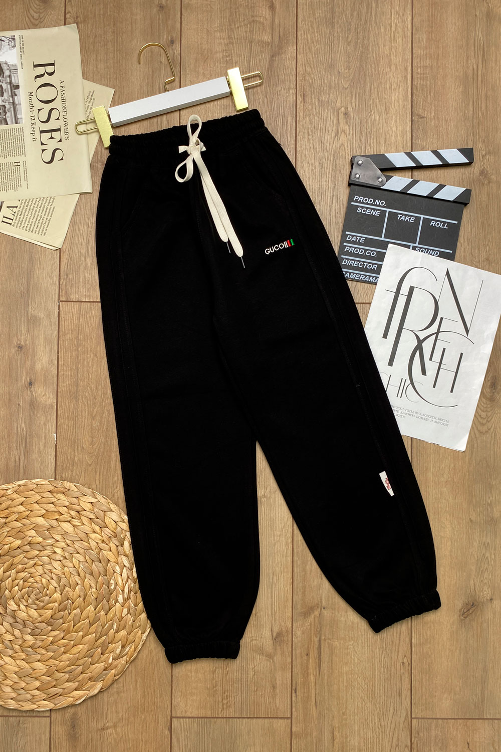 Брюки спортивные для девочек детская одежда оптом Томико