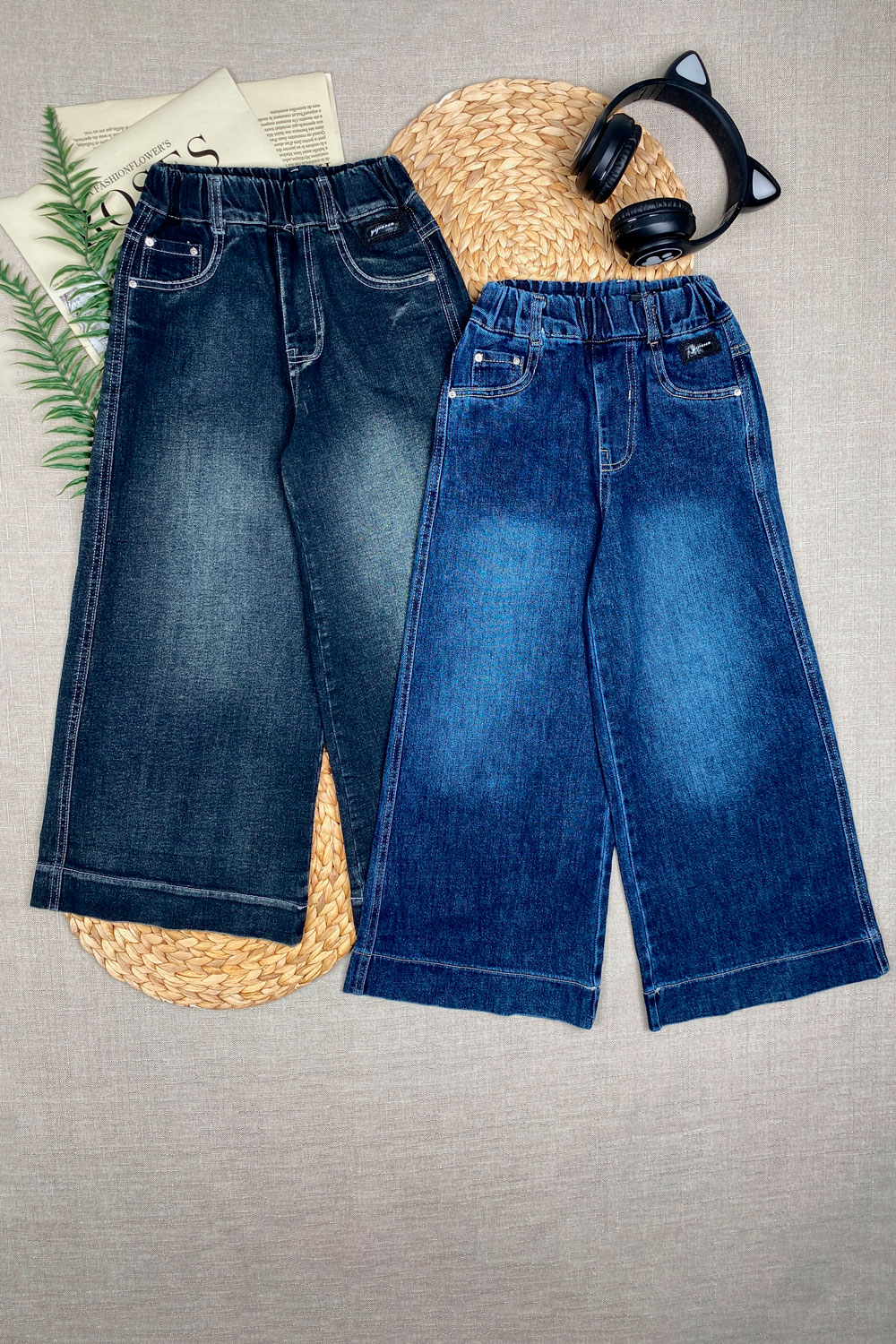 Джинсы для девочек детская одежда оптом Томико