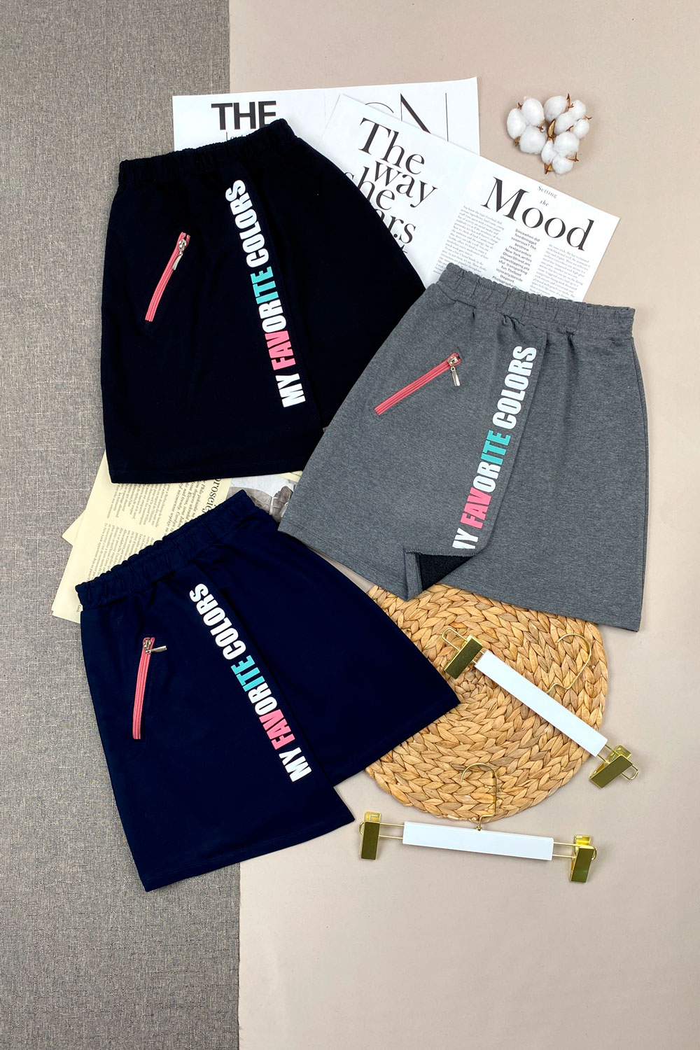 Юбка  детская одежда оптом Томико