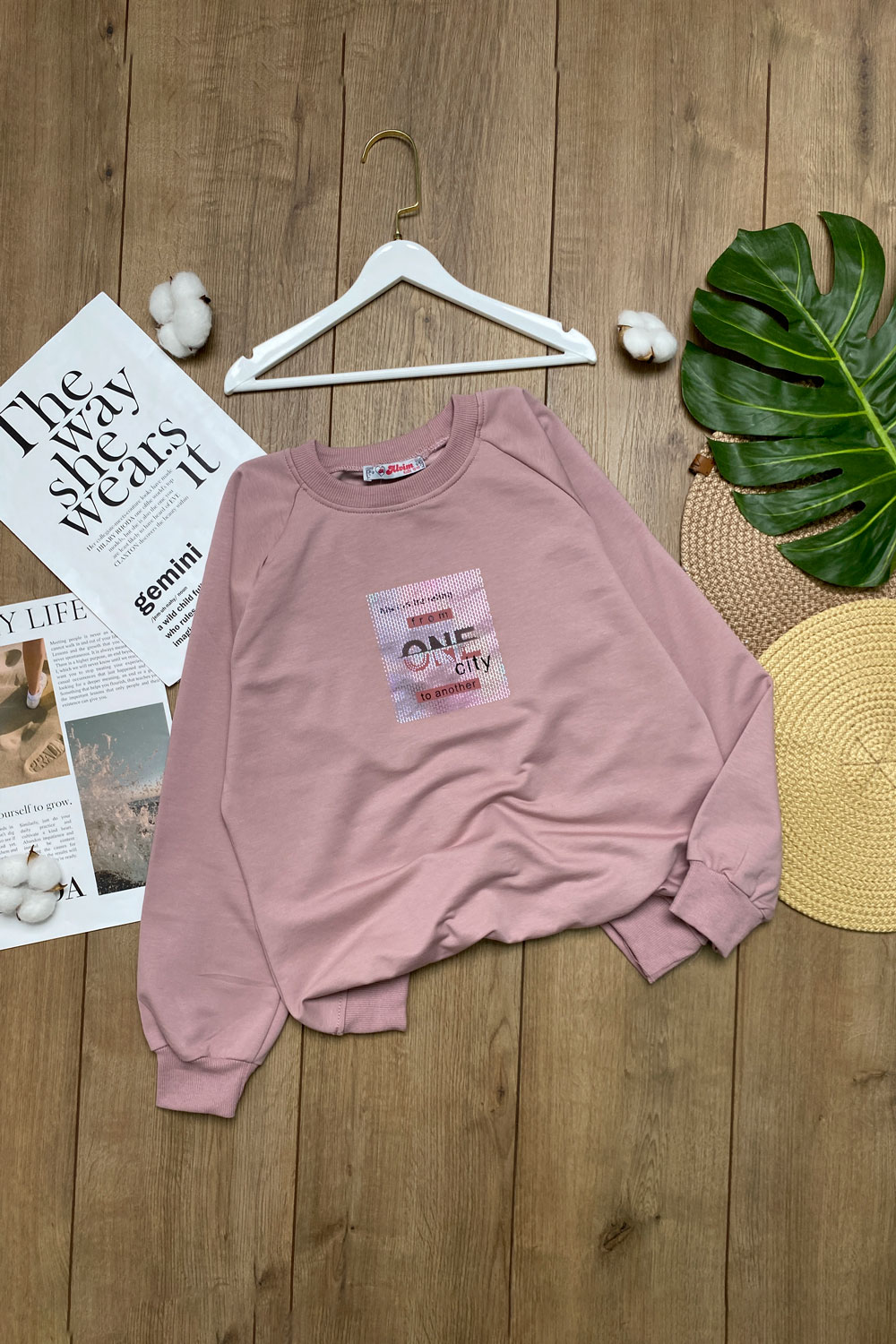 Свитшот для девочек детская одежда оптом Томико