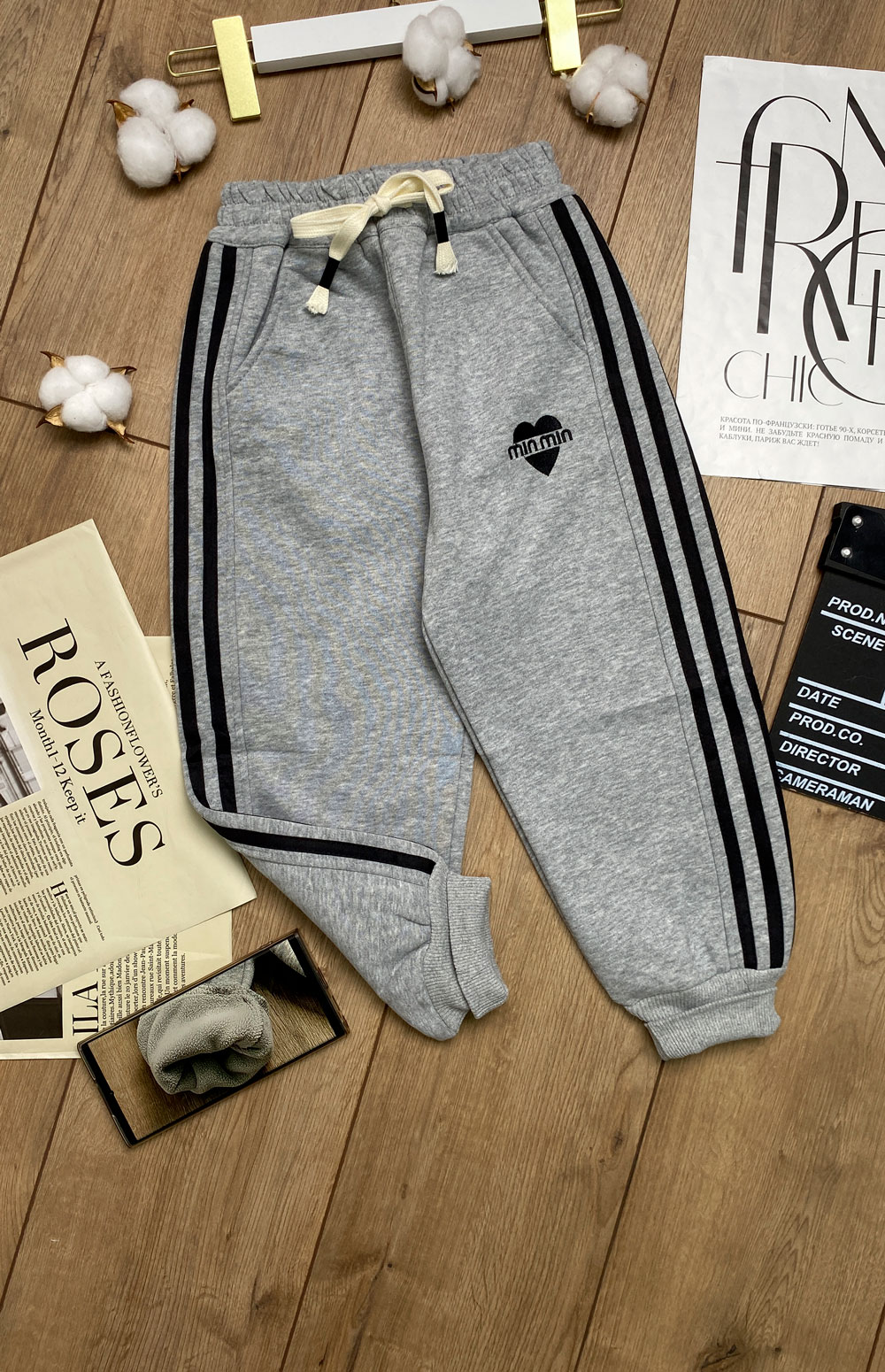 Брюки спортивные для девочек детская одежда оптом Томико