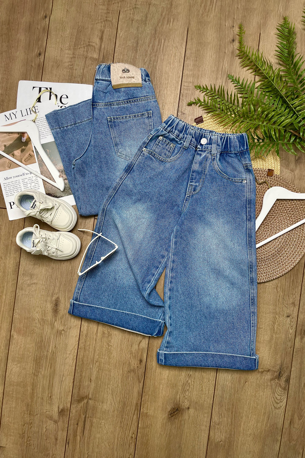 Джинсы для девочек 1ОЧ детская одежда оптом Томико