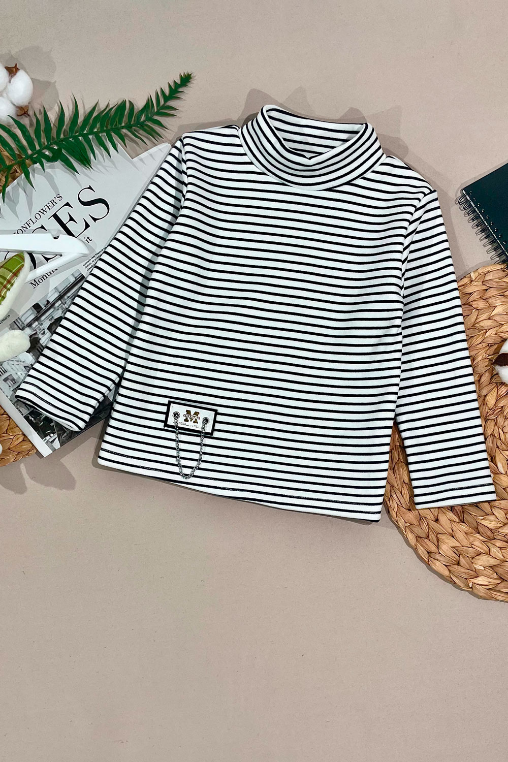 Водолазка для девочек детская одежда оптом Томико