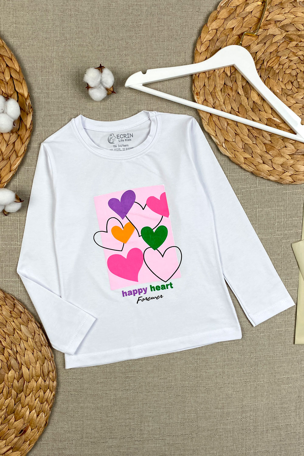 Лонгслив для девочек детская одежда оптом Томико