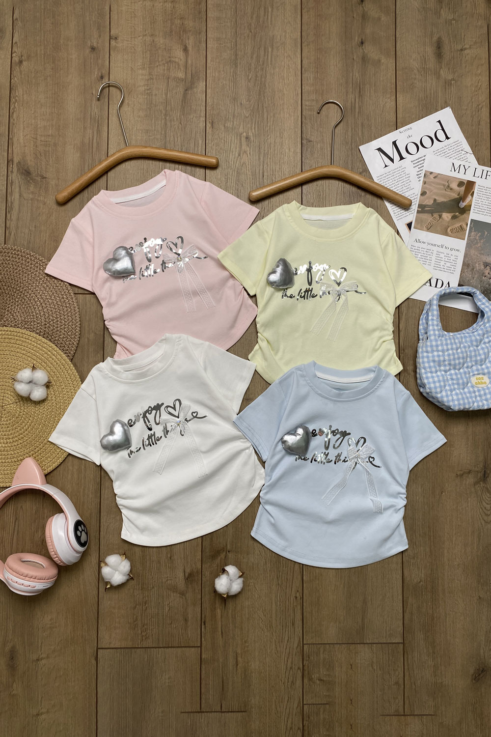 Футболка для девочек 1ОЧ детская одежда оптом Томико