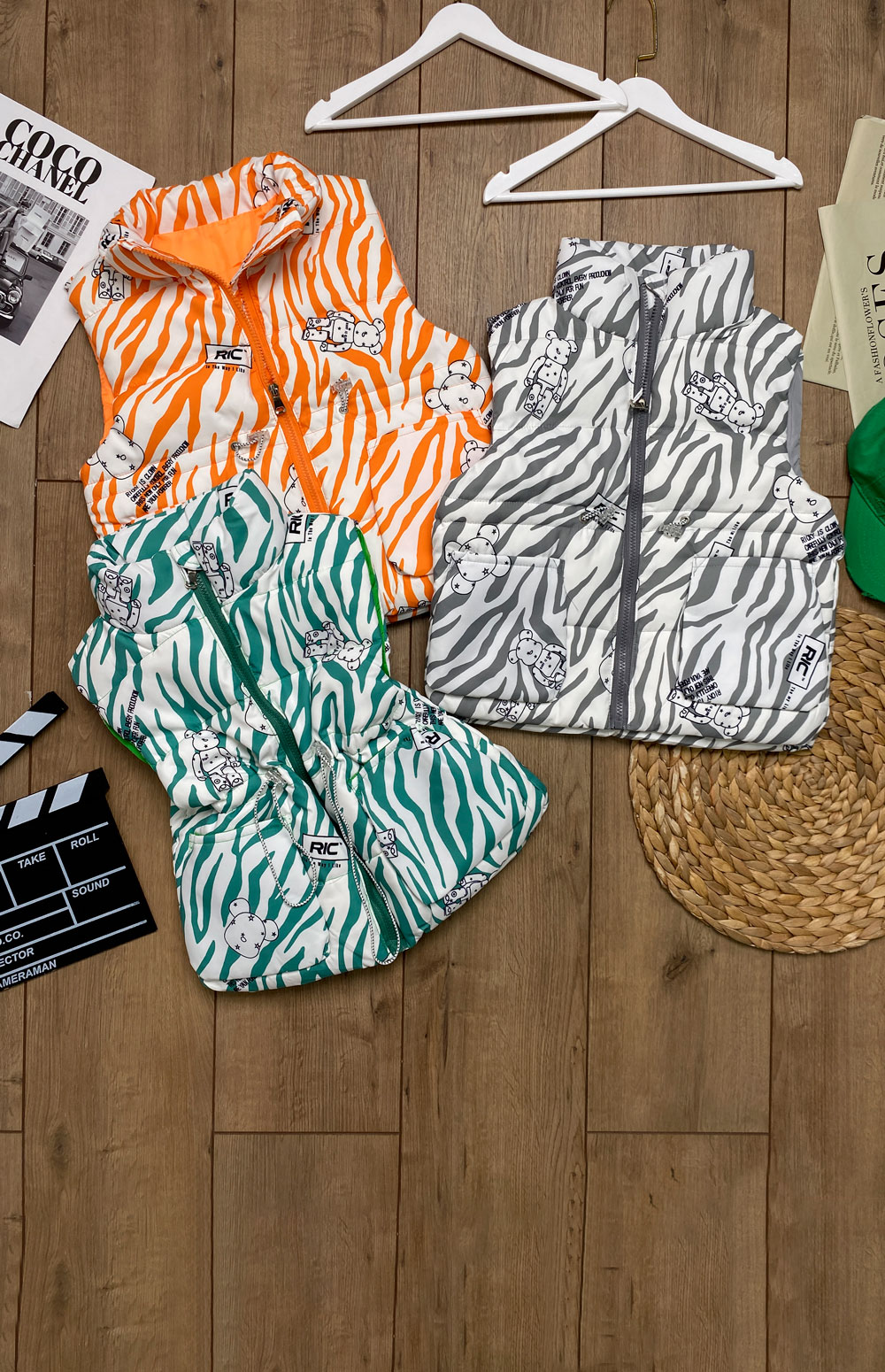 Жилет для девочек детская одежда оптом Томико