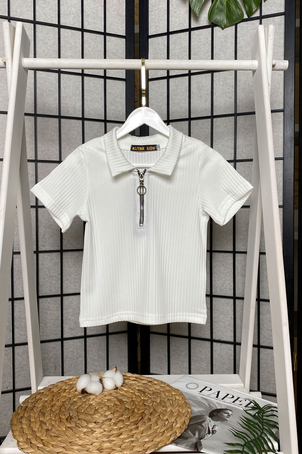 Поло для девочек к.р. детская одежда оптом Томико