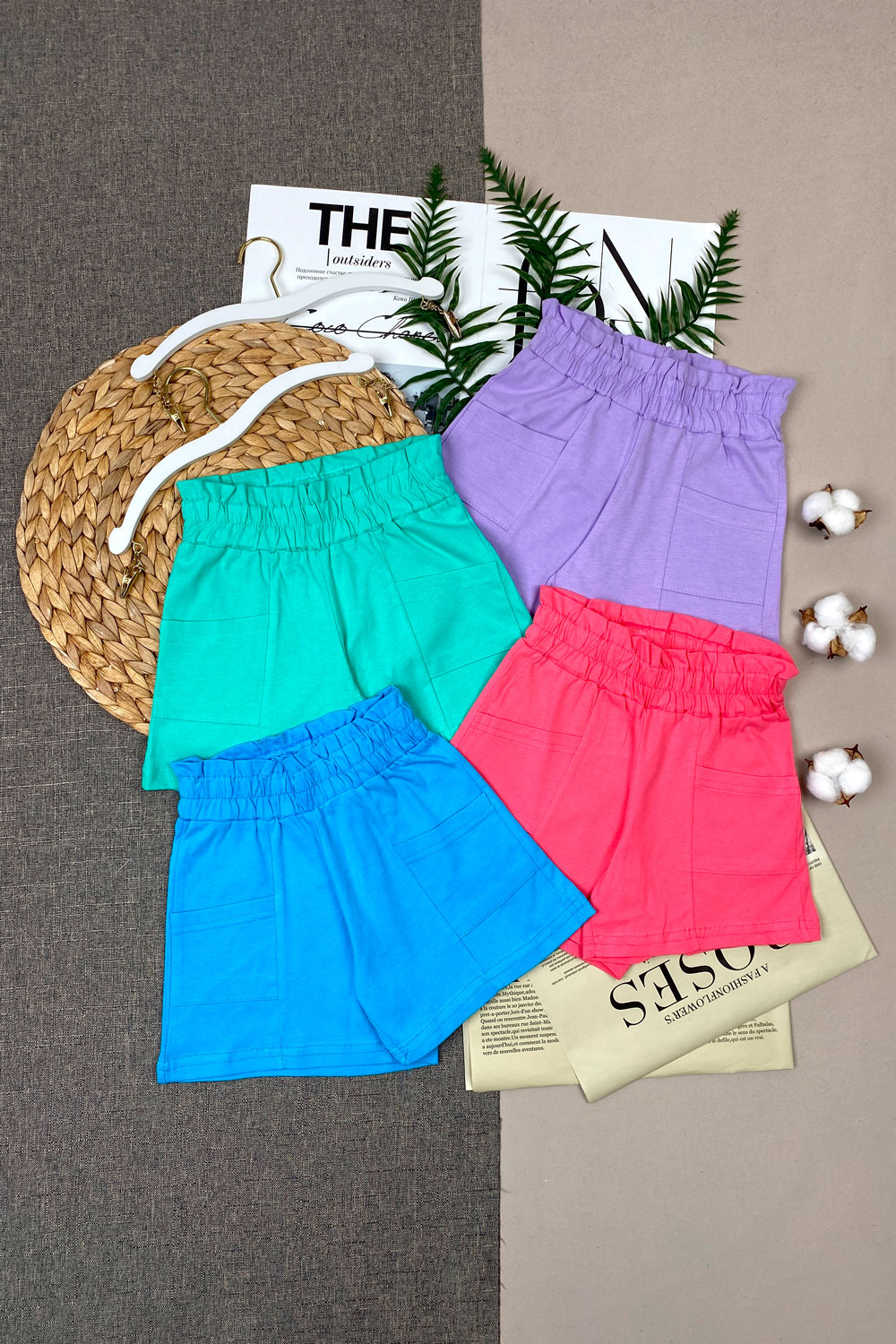 Шорты для девочек  детская одежда оптом Томико