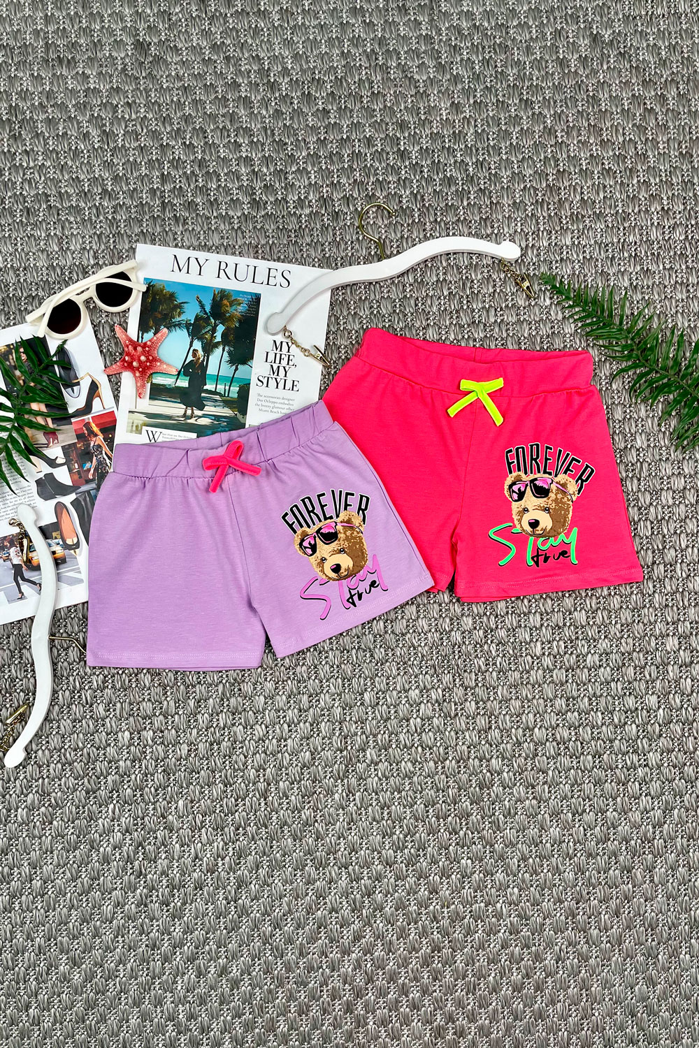 Шорты для девочек детская одежда оптом Томико