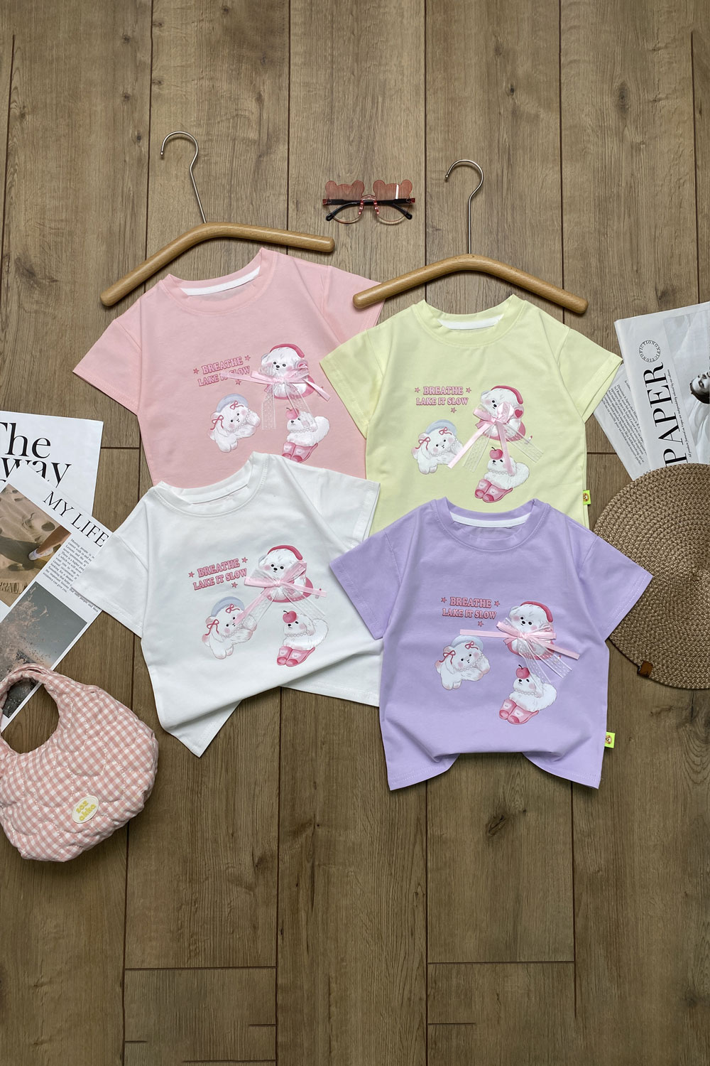 Футболка для девочек 1ОЧ детская одежда оптом Томико