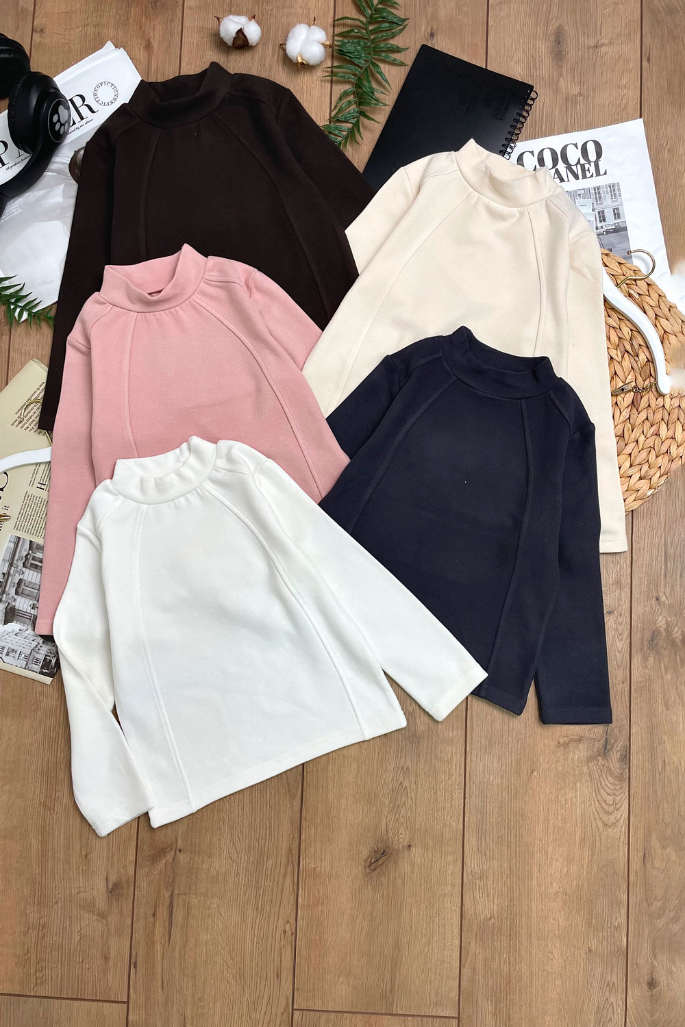 Водолазка для девочек детская одежда оптом Томико