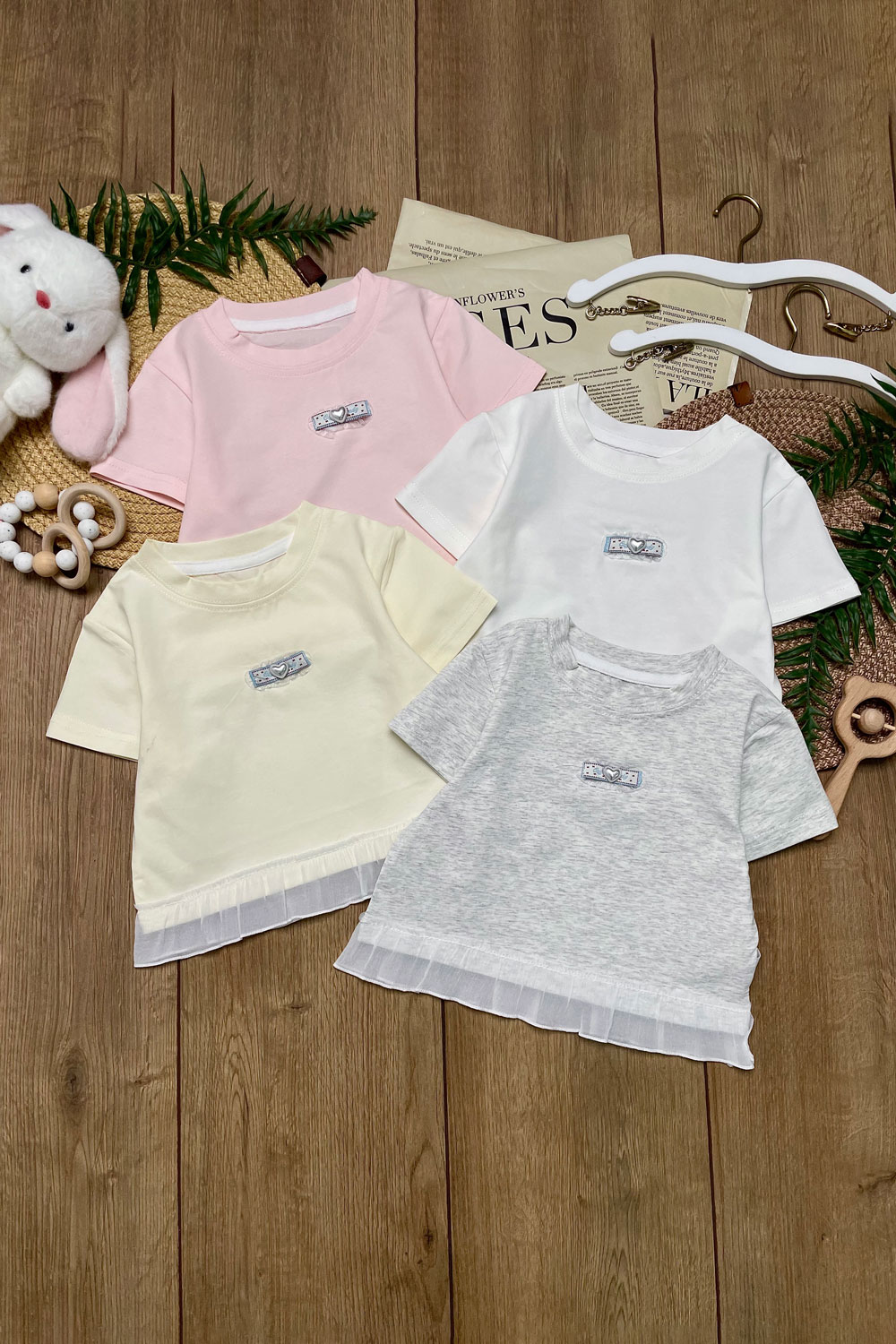 Футболка для девочек 1ОЧ детская одежда оптом Томико