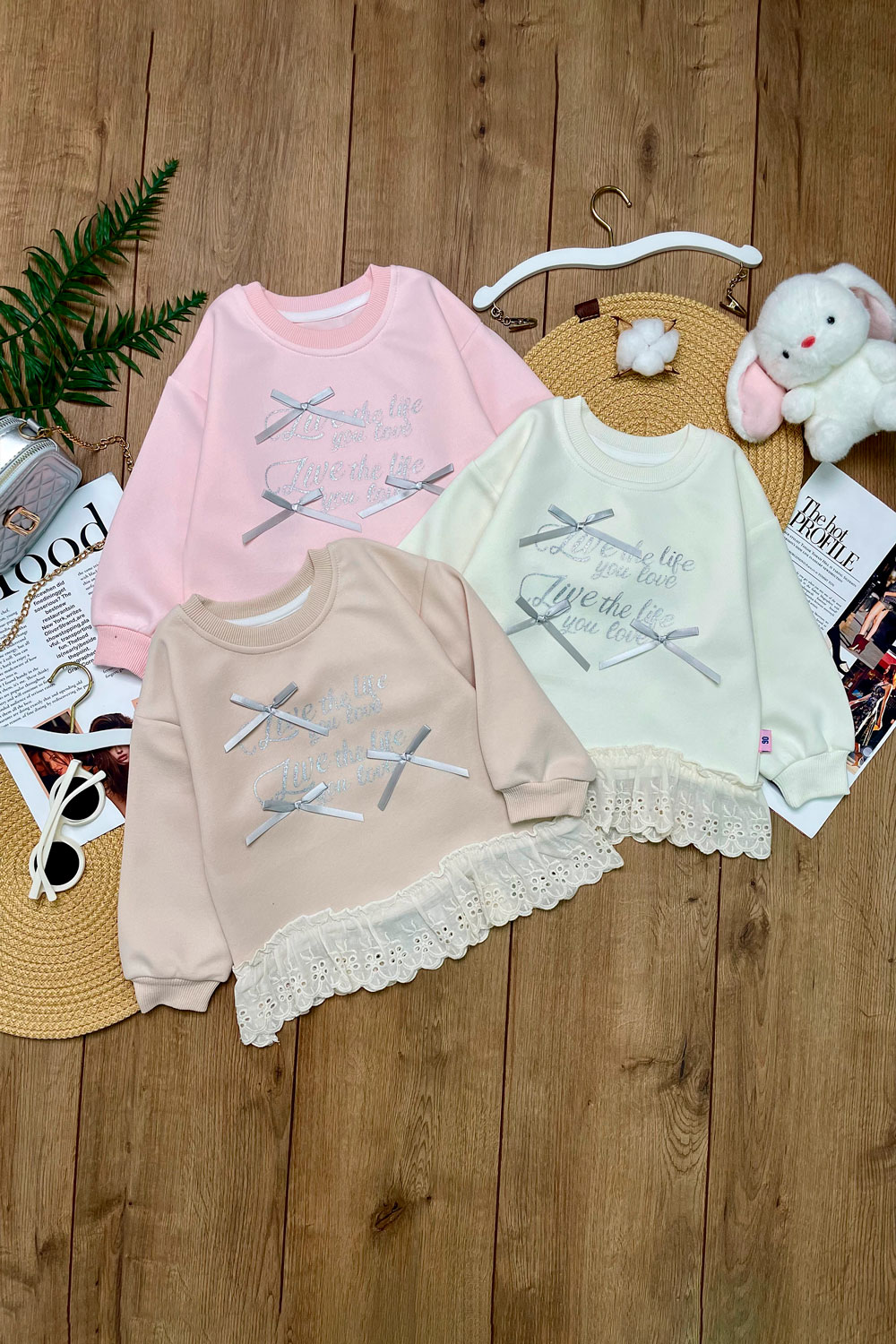 Свитшот для девочек 1ОЧ детская одежда оптом Томико